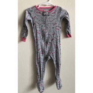 Dino footy pajamas